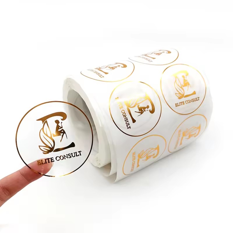 gold printing sticker roll (2)