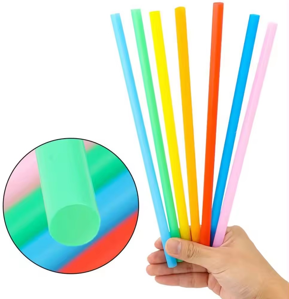 Colorful Plastic Drinking Straws 