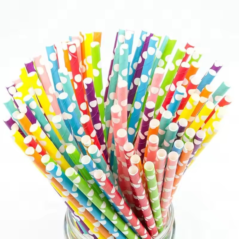 Custom paper straw