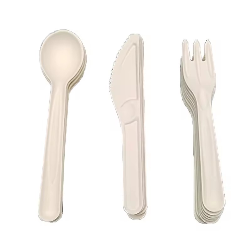 Paper Knife Fork Spoon Food Grade Paper Cutlery