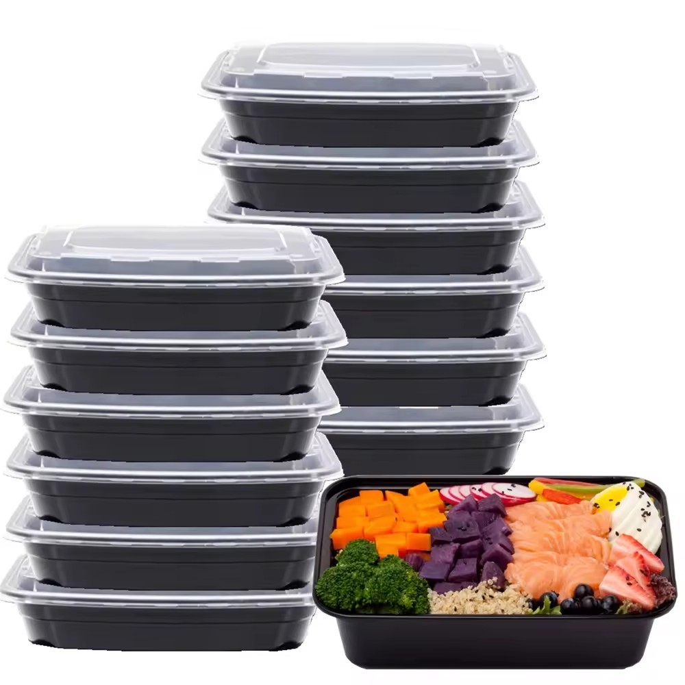 Plastic Disposable Meal Prep Containers With Lids