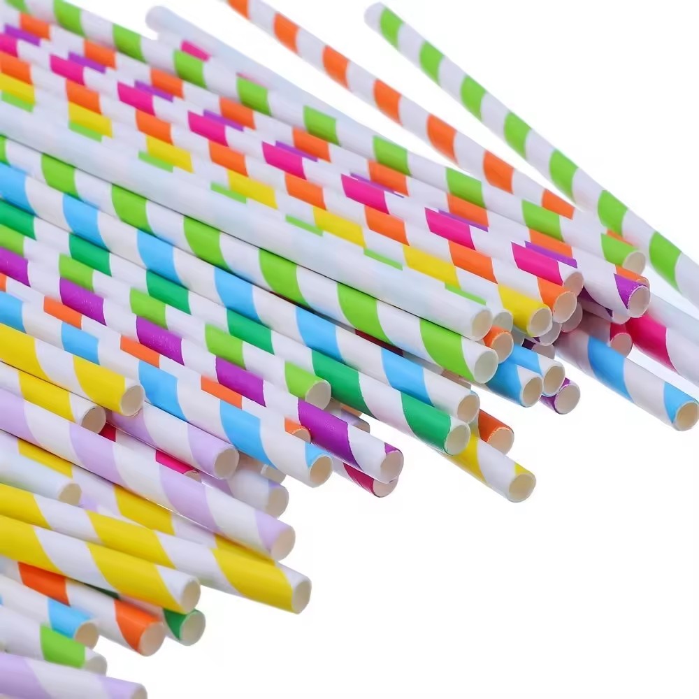 customized biodegradable paper straws kraft